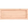 Koupelnová deska 80x30x(2-4) cm ošetřený masiv [3156114] (Barva Světle hnědá)