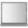 Koupelnové zrcadlo 40 x 10,5 x 37 cm dřevotříska [804561] (Barva šedá s vysokým leskem)