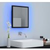 LED koupelnové zrcadlo 40 x 8,5 x 37 cm akrylové [804909] (Barva Černá)