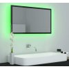 LED koupelnové zrcadlo 80 x 8,5 x 37 cm akrylové [804928] (Barva Betonová šedá)