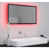 LED koupelnové zrcadlo 80 x 8,5 x 37 cm akrylové [804928] (Barva Betonová šedá)