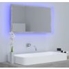 LED koupelnové zrcadlo 80 x 8,5 x 37 cm akrylové [804928] (Barva Betonová šedá)