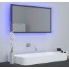 LED koupelnové zrcadlo 80 x 8,5 x 37 cm akrylové [804928] (Barva Betonová šedá)