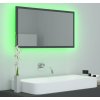 LED koupelnové zrcadlo 80 x 8,5 x 37 cm akrylové [804928] (Barva Betonová šedá)