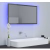 LED koupelnové zrcadlo 80 x 8,5 x 37 cm akrylové [804928] (Barva Betonová šedá)