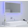 LED koupelnové zrcadlo 80 x 8,5 x 37 cm akrylové [804928] (Barva Betonová šedá)