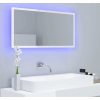 LED koupelnové zrcadlo 90 x 8,5 x 37 cm akrylové [804937] (Barva Bílá s vysokým leskem)