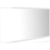 LED koupelnové zrcadlo 90 x 8,5 x 37 cm akrylové [804937] (Barva Bílá s vysokým leskem)