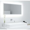 LED koupelnové zrcadlo 90 x 8,5 x 37 cm akrylové [804937] (Barva Bílá s vysokým leskem)