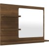 Koupelnové zrcadlo 60 x 10,5 x 45 cm dřevotříska [815661] (Barva Šedá sonoma)