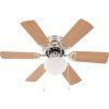 Ozdobný stropní ventilátor se světlem 128 cm [50538] (Barva Bílá)