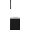 Set koupelnového nábytku dřevotříska [3071586] (Barva Černá)