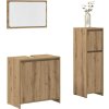 3dílný set koupelnového nábytku kompozitní dřevo [3056928] (Barva dub sonoma)