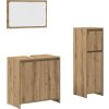 3dílný set koupelnového nábytku kompozitní dřevo [3056928] (Barva dub sonoma)
