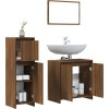 3dílný set koupelnového nábytku kompozitní dřevo [3056928] (Barva dub sonoma)