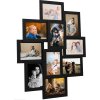 Kolážový fotorámeček na 10 obrázků (13 x 18 cm) MDF [332783] (Barva Černá)