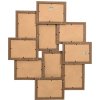 Kolážový fotorámeček na 10 obrázků (13 x 18 cm) MDF [332783] (Barva Černá)