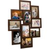 Kolážový fotorámeček na 10 obrázků (13 x 18 cm) MDF [332783] (Barva Černá)
