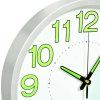 Svítící nástěnné hodiny 30 cm [325167] (Barva Bílá)