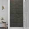 Nástěnné panely 12 ks 90 x 30 cm samet 3,24 m² [343920] (Barva Tmavě šedá)