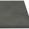 Nástěnné panely 12 ks 90 x 30 cm samet 3,24 m² [343920] (Barva Tmavě šedá)