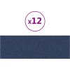 Nástěnné panely 12 ks 90 x 30 cm textil 3,24 m² [343901] (Barva Světle šedá)