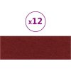 Nástěnné panely 12 ks 90 x 30 cm textil 3,24 m² [343901] (Barva Světle šedá)