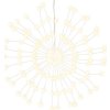Vánoční hvězdicové světlo 140 ch LED diod 17 cm [356219] (Barva Teplá bílá)