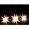 Svítící vánoční hvězdy s LED 3 ks skládací [356197] (Barva Bílá)