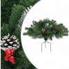 Umělý vánoční stromek na cestu zelený 40 cm PVC [340541]