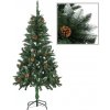 Umělý vánoční stromek se šiškami 150 cm [284317]