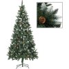 Umělý vánoční stromek se šiškami 210 cm [284319]