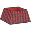 Podložka pod vánoční stromek 48 x 48 x 25 cm [331307] (Barva Červená a bílá)