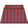 Podložka pod vánoční stromek 48 x 48 x 25 cm [331307] (Barva Červená a bílá)