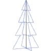Vánoční stromek kužel 360 LED diod dovnitř i ven 143 x 250 cm [328591] (Barva Teplá bílá)