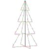 Vánoční stromek kužel 360 LED diod dovnitř i ven 143 x 250 cm [328591] (Barva Teplá bílá)