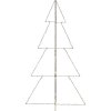 Vánoční stromek kužel 360 LED diod dovnitř i ven 143 x 250 cm [328591] (Barva Teplá bílá)