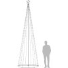 Vánoční stromek kužel 752 ch LED diod 160 x 500 cm [51292] (Barva Teplá bílá)