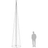 Vánoční stromek kužel 752 ch LED diod 160 x 500 cm [51292] (Barva Teplá bílá)