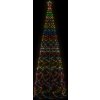 Vánoční stromek kužel 1 400 ch LED diod 160 x 500 cm [343512] (Barva Vícebarevný)