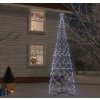 Vánoční stromek kužel 1 400 ch LED diod 160 x 500 cm [343512] (Barva Vícebarevný)