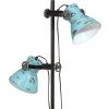 Podlahová lampa se 2 svítidly ná E27 litina [320585] (Barva Černá)