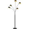 Stojací lampa 16 W 180 cm [282418] (Barva Černý a zlatý)