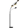 Stojací lampa 16 W 180 cm [282418] (Barva Černý a zlatý)