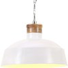 Industriální závěsné svítidlo 58 cm E27 [320832] (Barva Bílá)