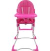 Dětská jídelní židlička modro-bílá [10183] (Barva Růžová)
