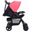 Dětský kočárek 3 v 1 a černý ocel [10393] (Barva Červená)