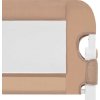 Dětská zábrana k postýlce 120 x 42 cm polyester [10174] (Barva Taupe)