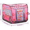 Dětský stan na hraní s 250 míčky růžový 70x112x70 cm [3107752] (Barva Vícebarevné 1)