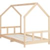 Dětská postel 90 x 190 cm masivní borovice [835728] (Barva Bílá)